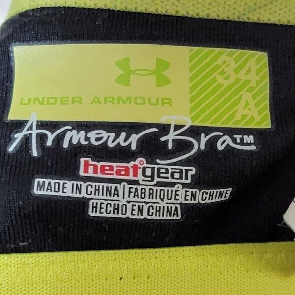 UNDERāARMOURāHEATGEARĀ RACERBACKāSPORTSāBRA - Picture 5 of 7